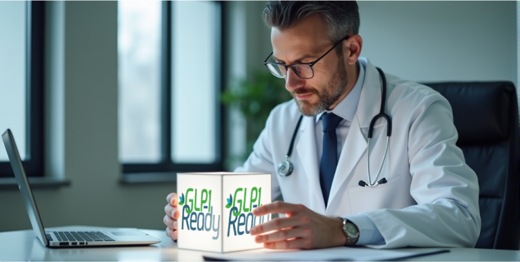 Doctor holding GLP-1 Ready kit